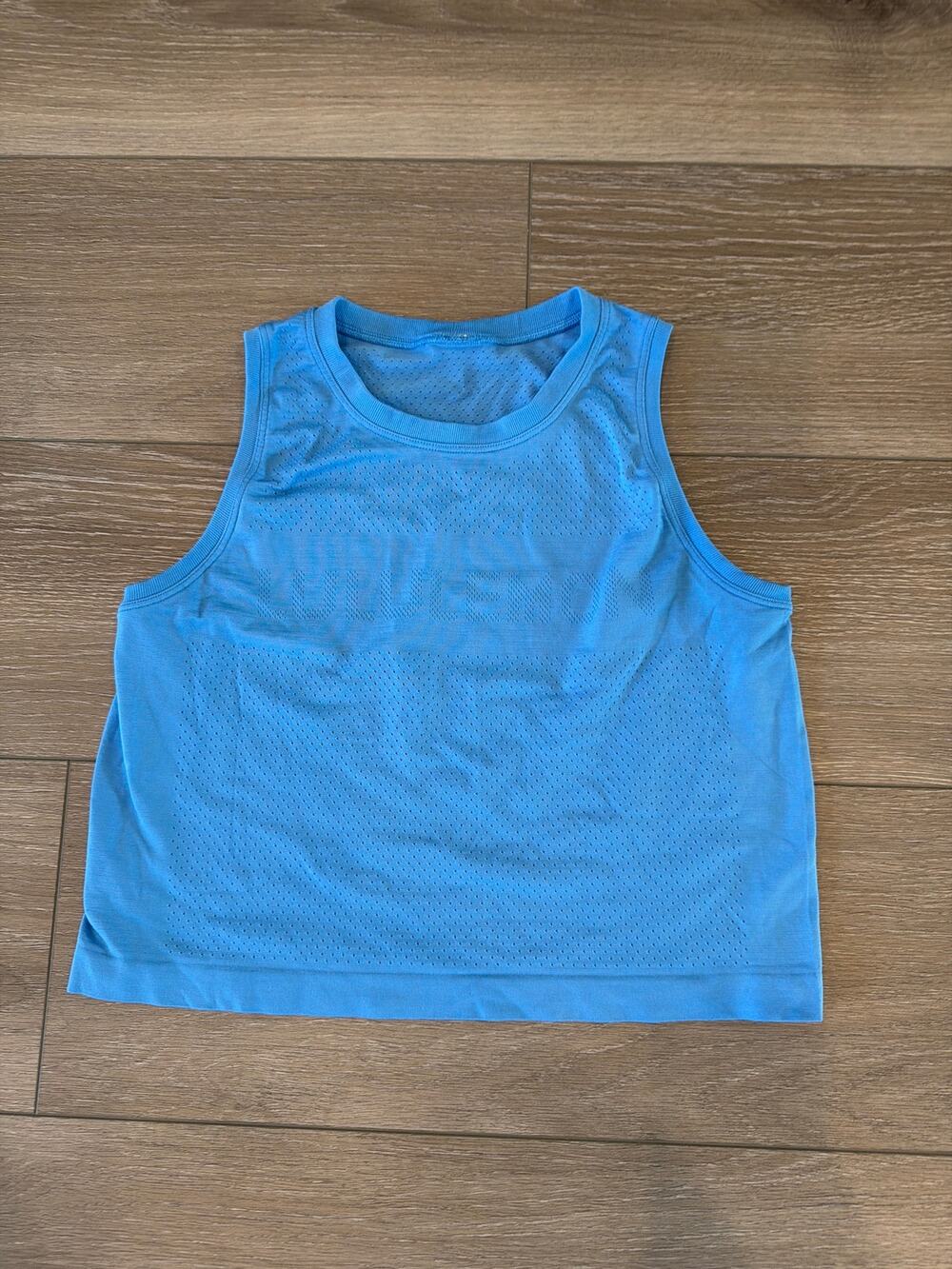 Women Blue Lululemon Tank